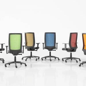 SILLA CORCEGA con brazos regulables en altura